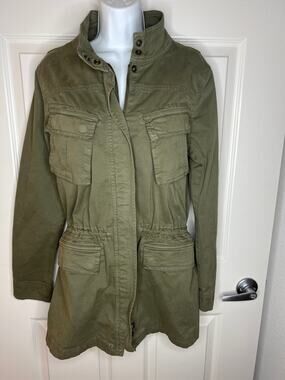 Treasure & Bond Women's Utility Jacket Army Green ~ Size S